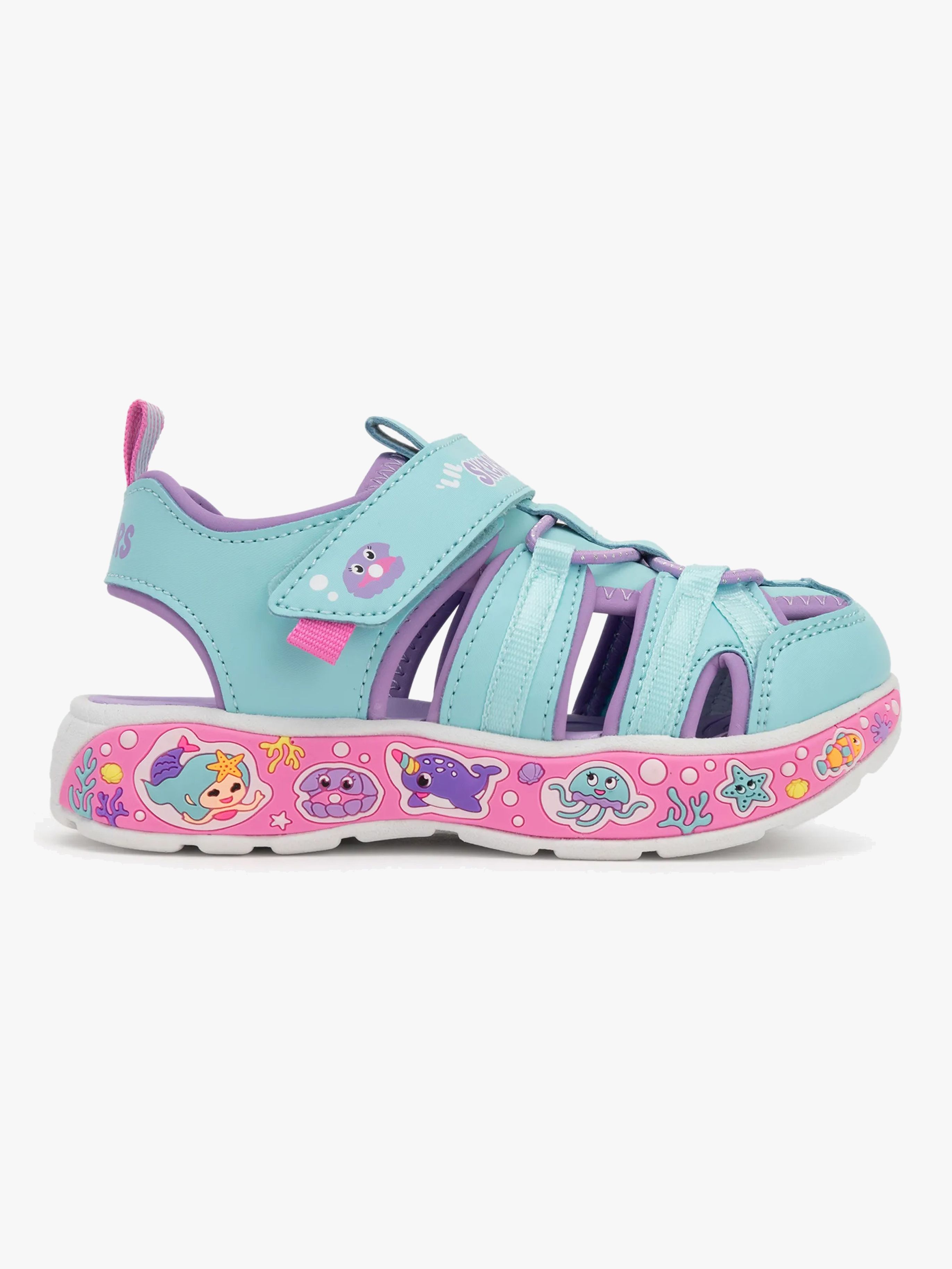 Play Scene Splash Cute Crew Kinder Sandalen, Blue, 25