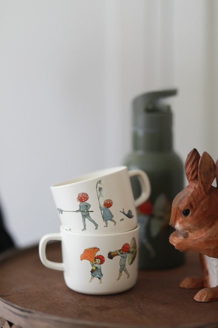 Elsa Beskow  Tomtebobarnen Geschirr-Set 3 Teile, Beige