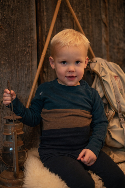 Lindberg Bamboo Merino Thermounterwäsche, Blue/Navy