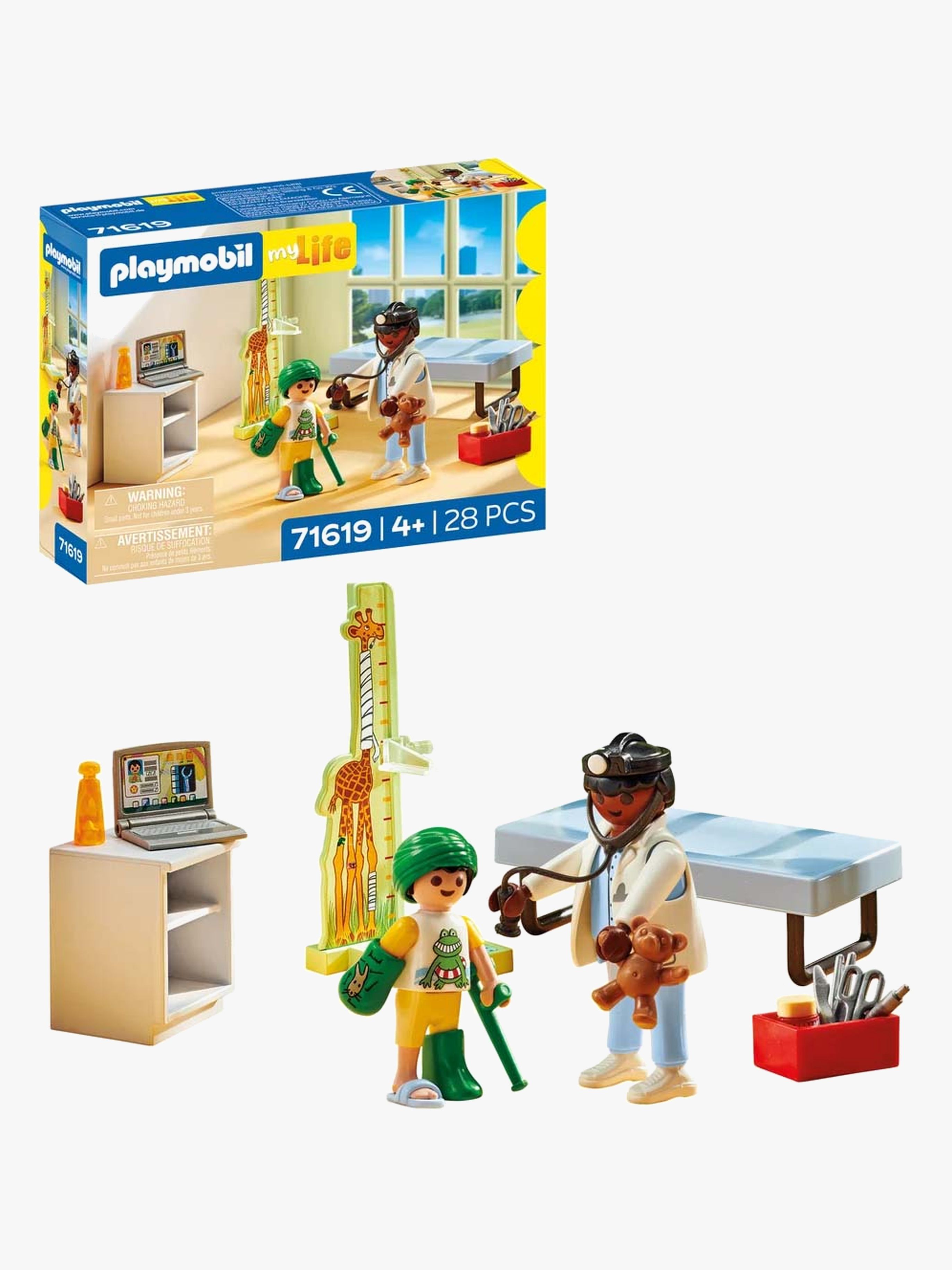 Playmobil City Action 71619 Kinderarzt mit Teddybär