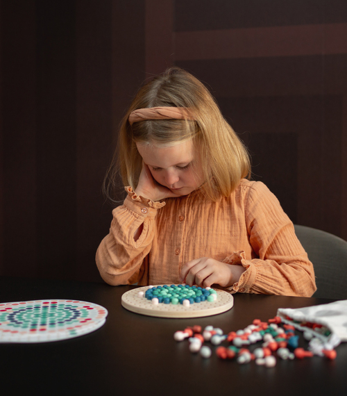 BS Toys Mosaikplatte mit Stiften