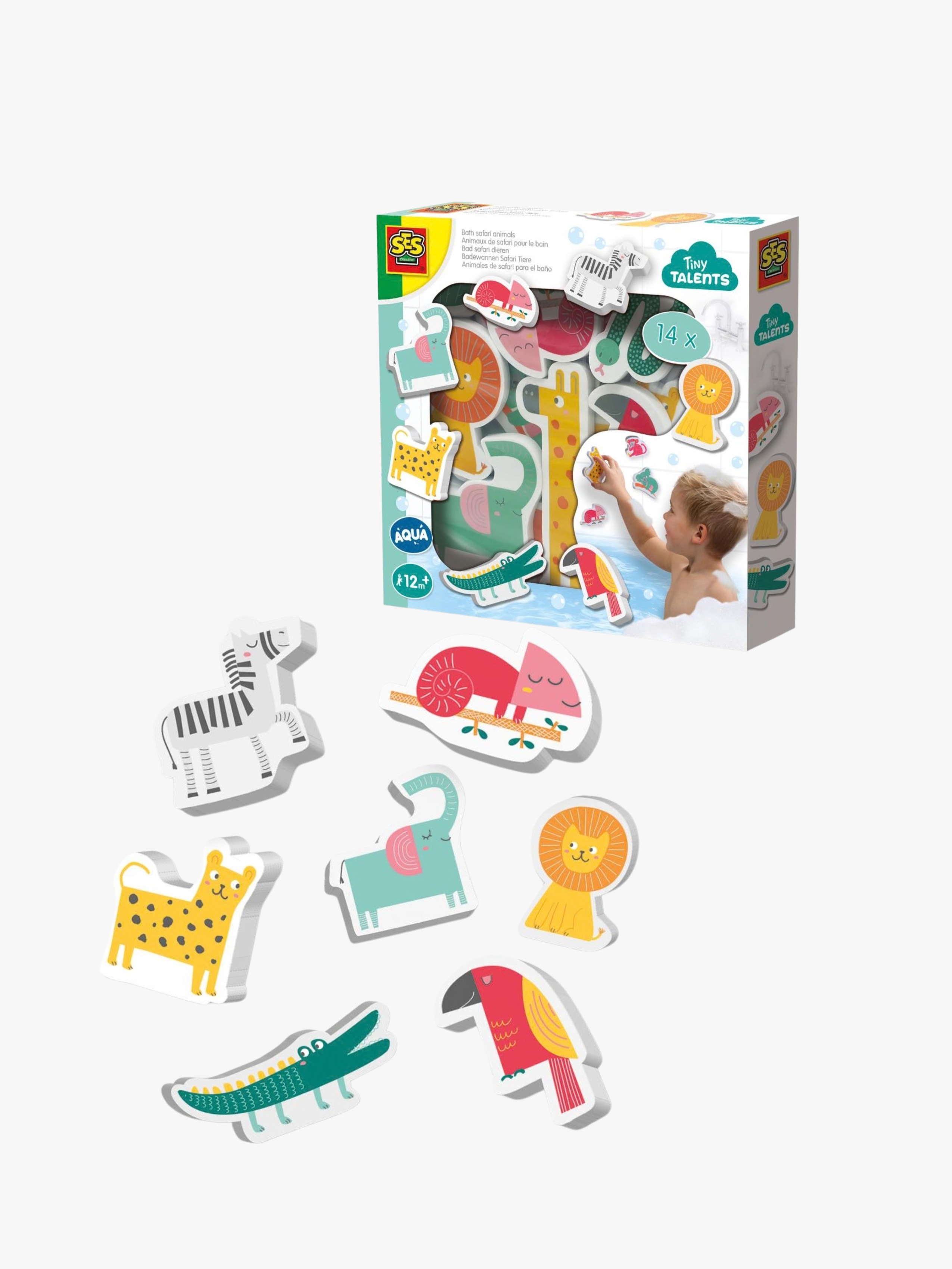 Badespielzeug Schaumtier 14er-Pack