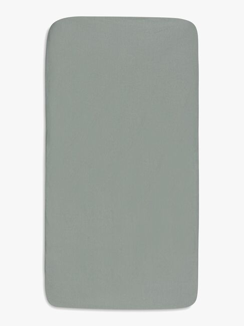 Jollein Spannbettlaken 2er-Pack 60x120, Sea Green/Ivory