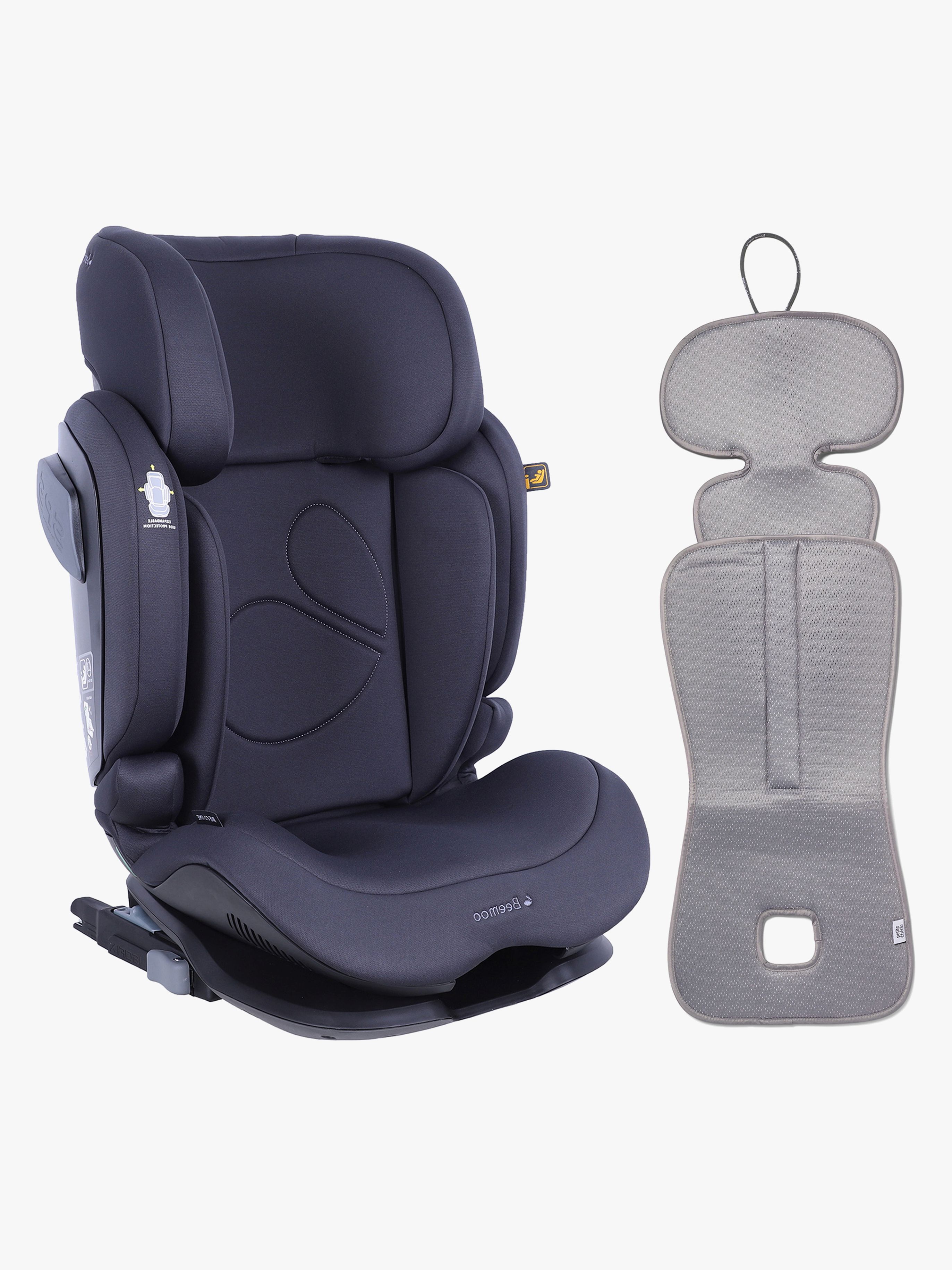 Beemoo Recline i-Size Kindersitz inkl. Sitzkissen, Anthracite/Grey