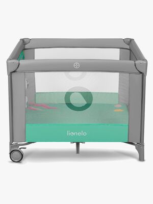 Lionelo MILLE PLUS Laufgitter, Grey Green