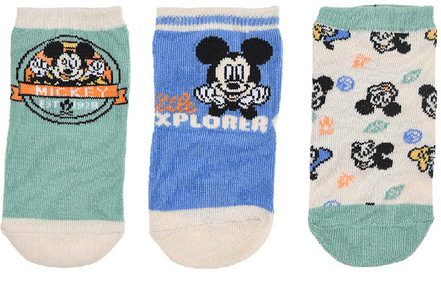 Disney Micky Maus Socken 3er-Pack, Green