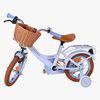 Volare Ashley Fahrrad 12 Zoll, Blau