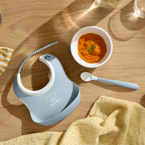 BabyBjörn Geschirr-Set 3-teilig, Blassblau