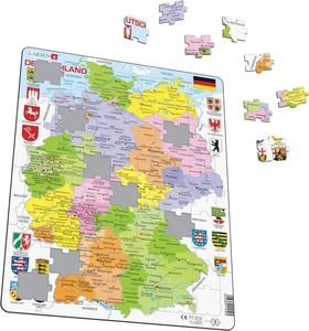 Larsen Deutschland Rahmenpuzzle 70 Teile