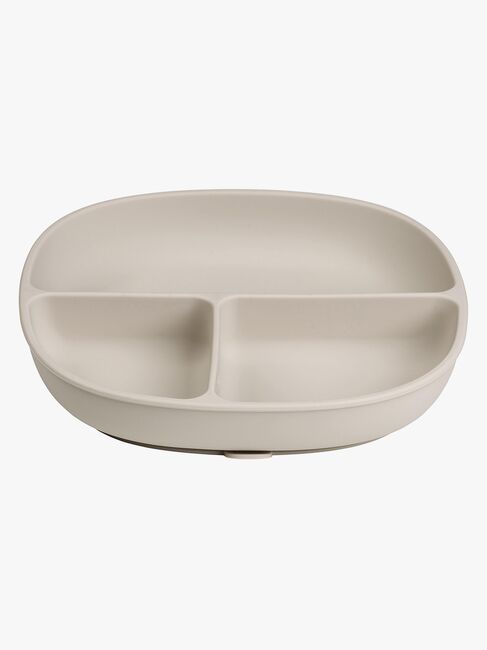 b.box Teller mit Deckel Silikon, Latte