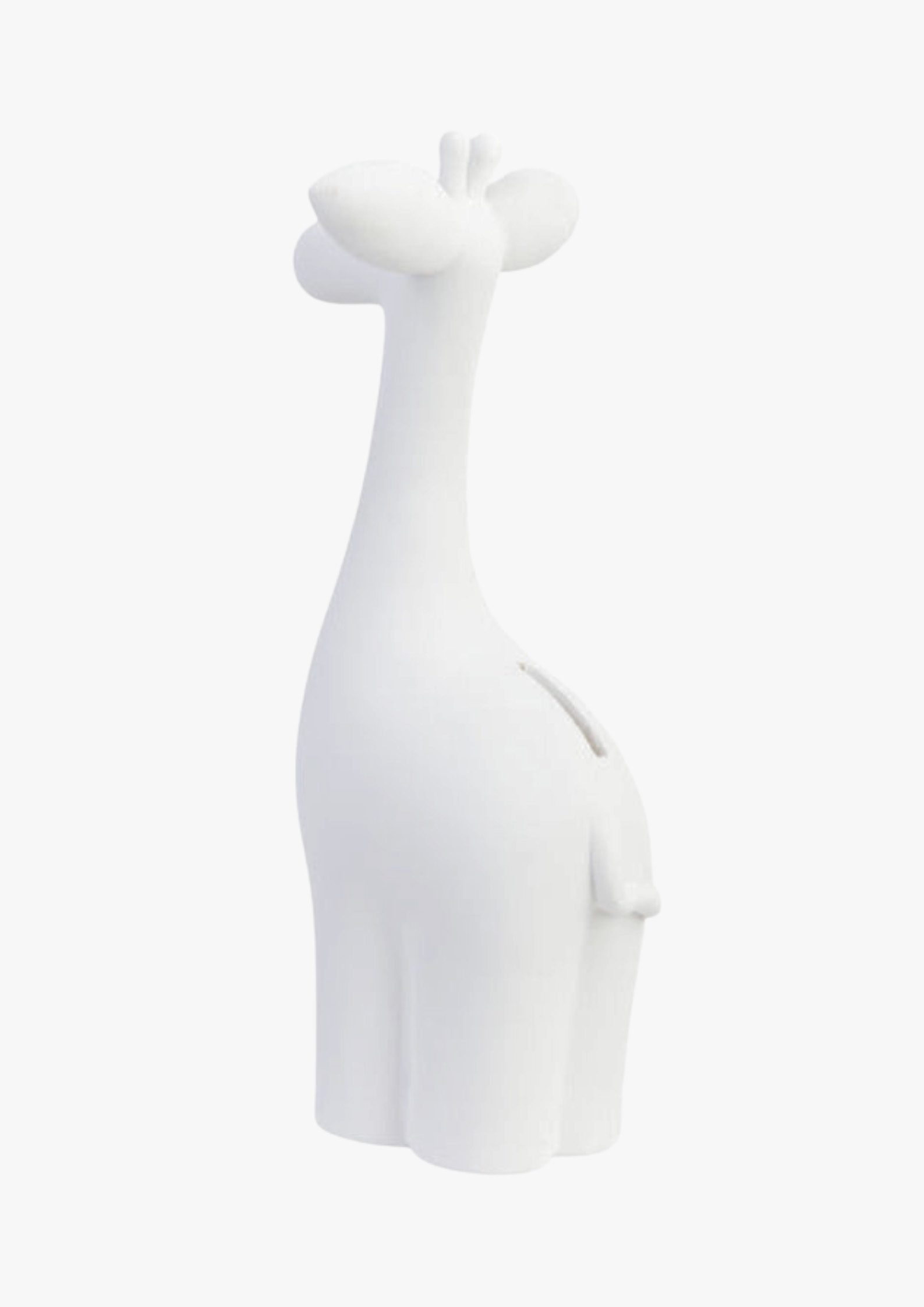 Giraffe Spardose, Weiß
