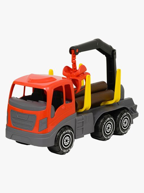 Plasto Holztransporter mit Greifer & Holz 45 cm
