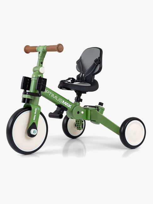 Milly Mally Optimus Max Dreirad 4-in-1, Grün