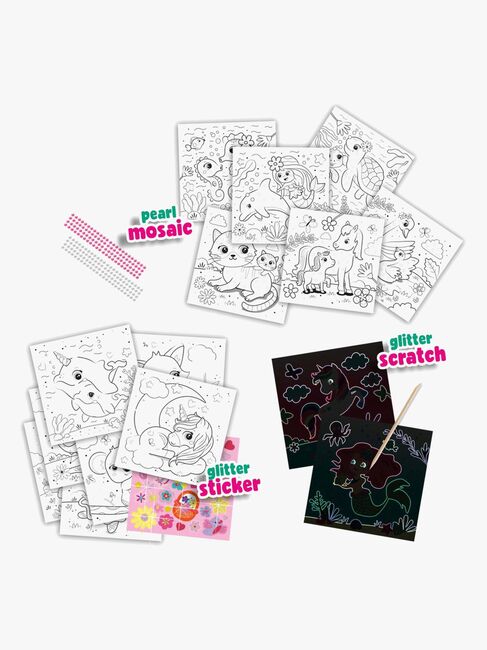 SES Creative Bastelbuch Glitzer Einhorn