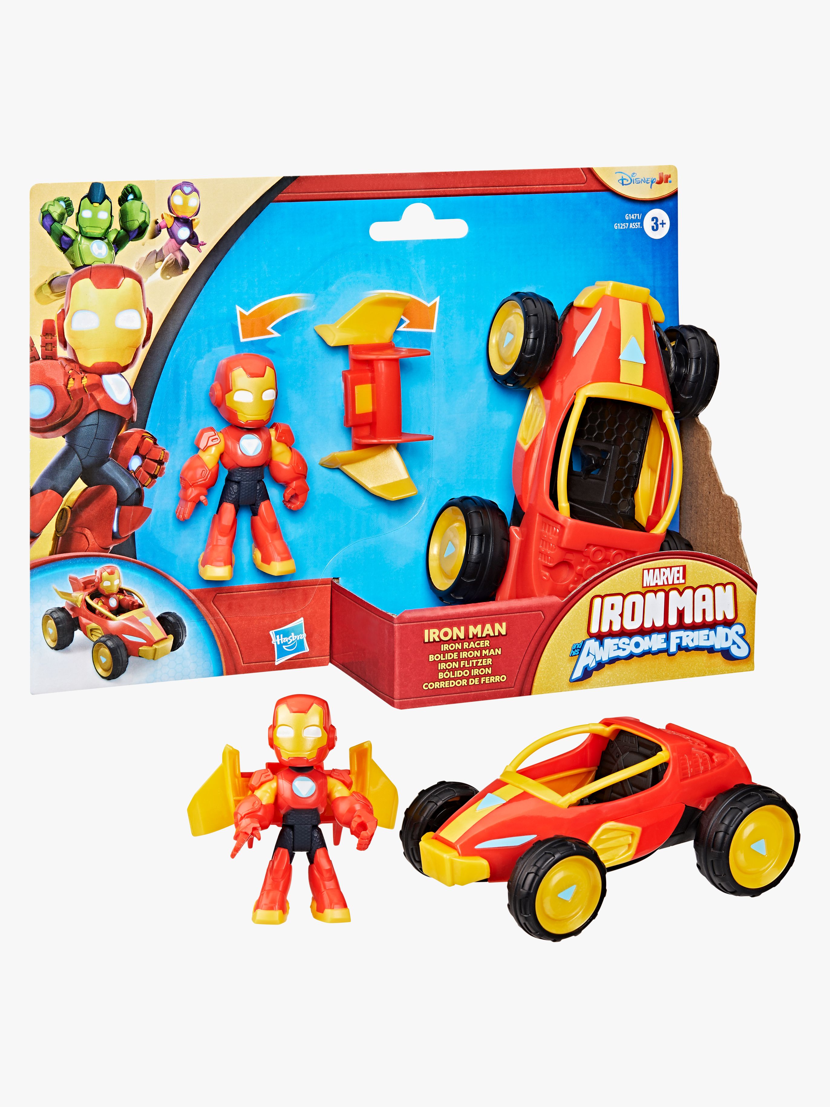 Actionfigur Iron Man Racer 8 cm