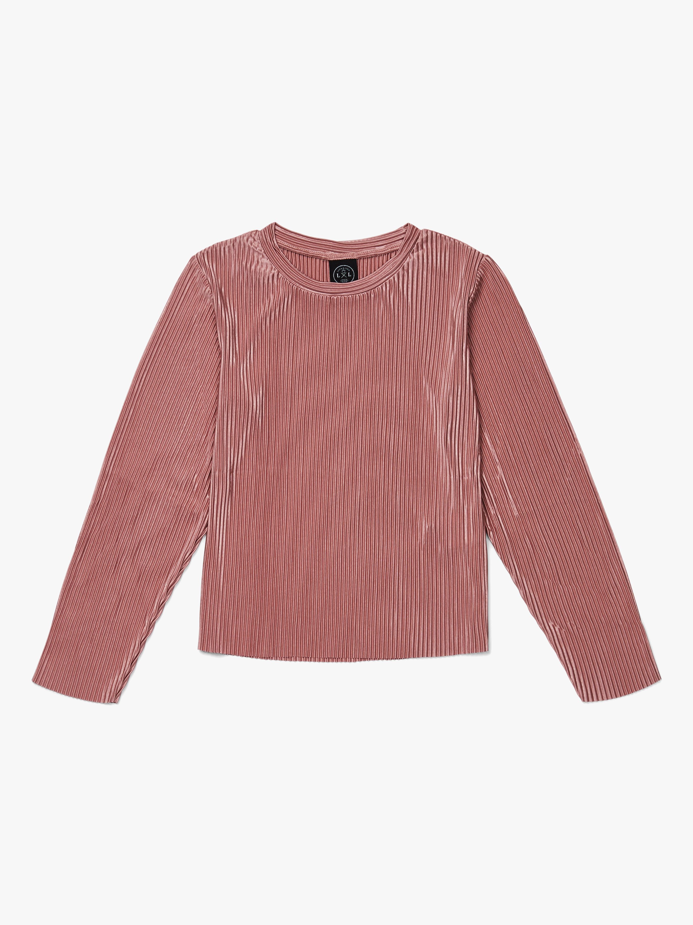 Elettra Langarmshirt, Pink 134-140