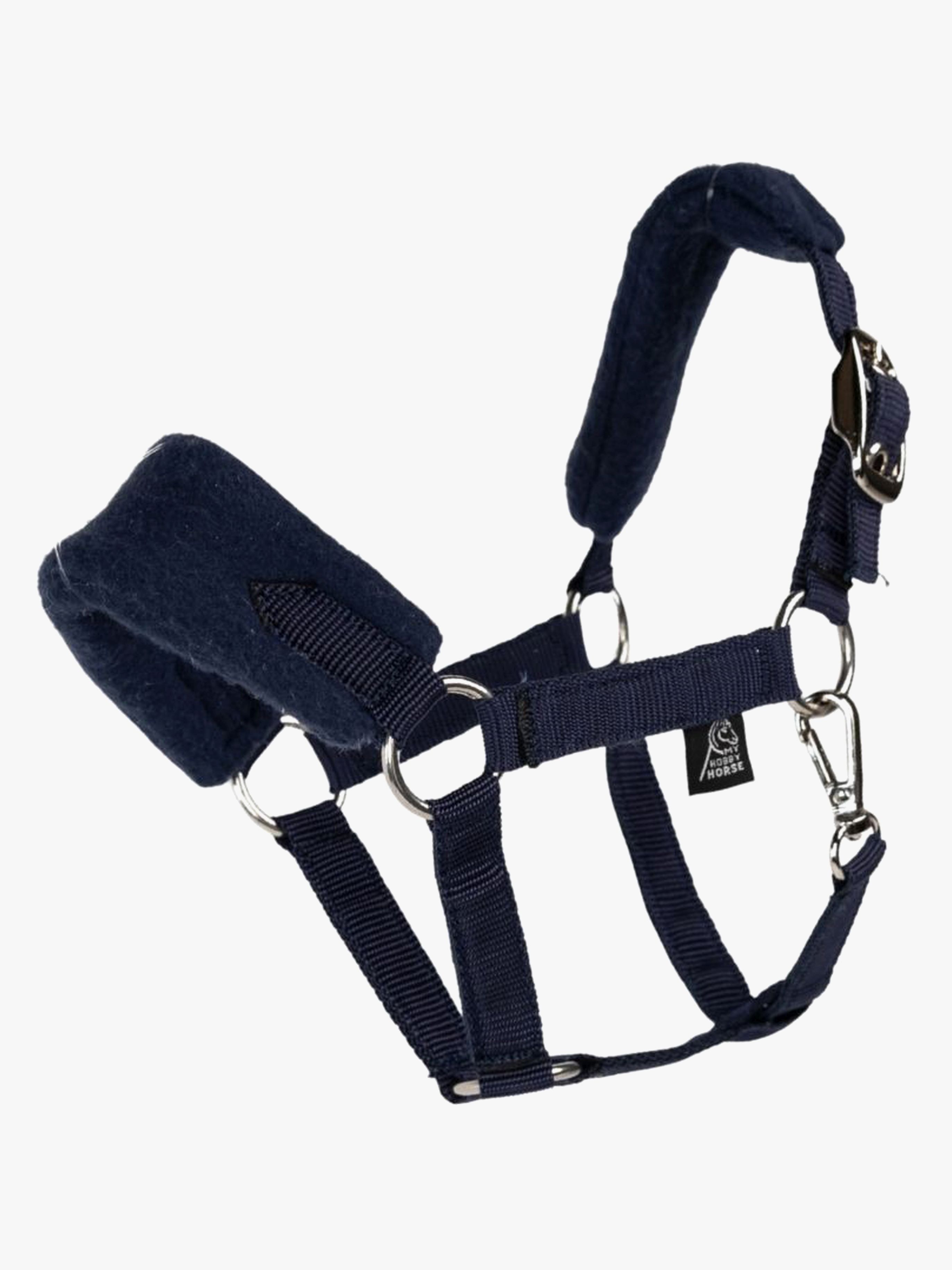My Hobby Horse Fleece-Halfter, Marineblau