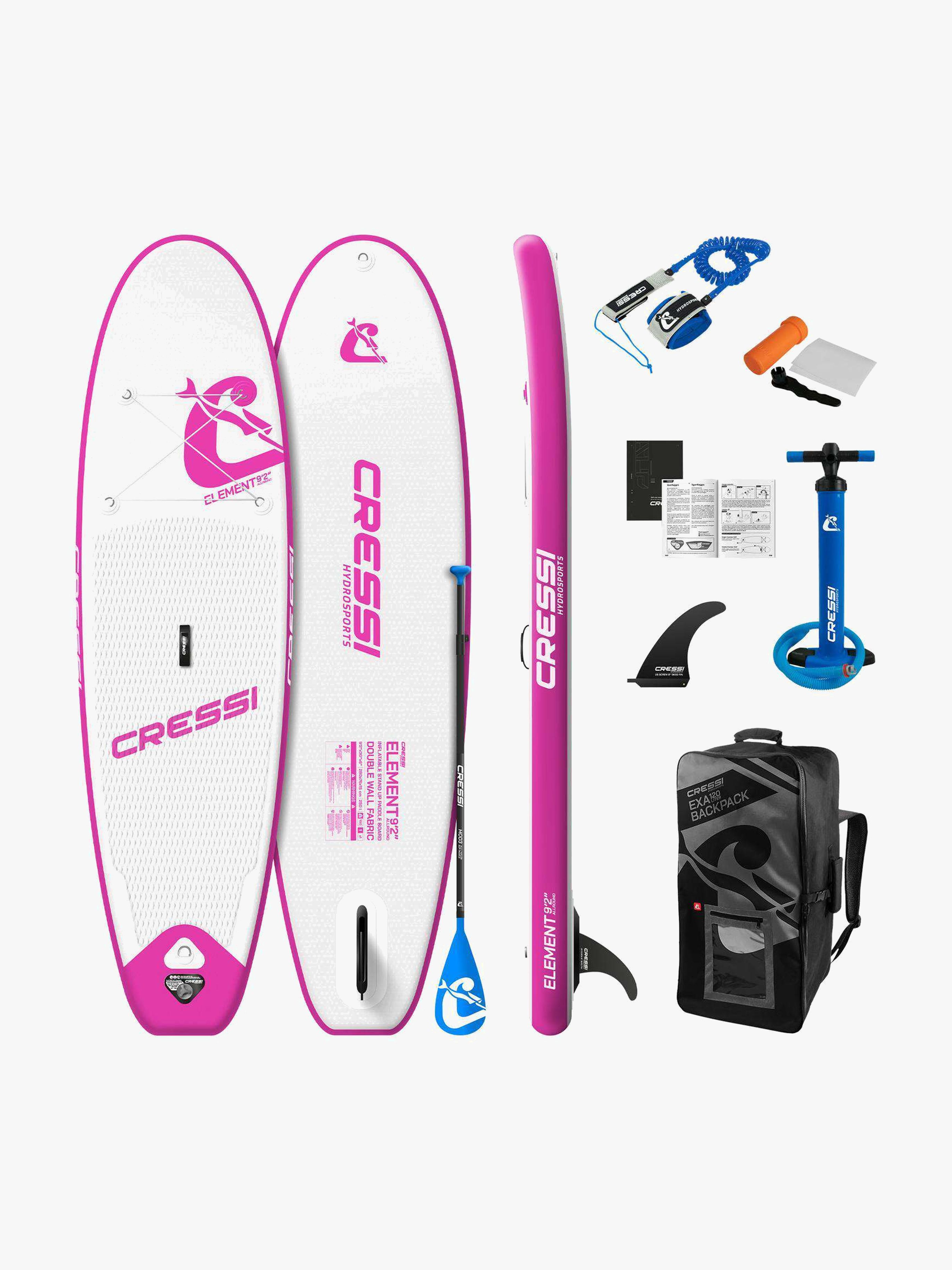 Element Small All Around ISup Set 9'2, Weiß / Rosa