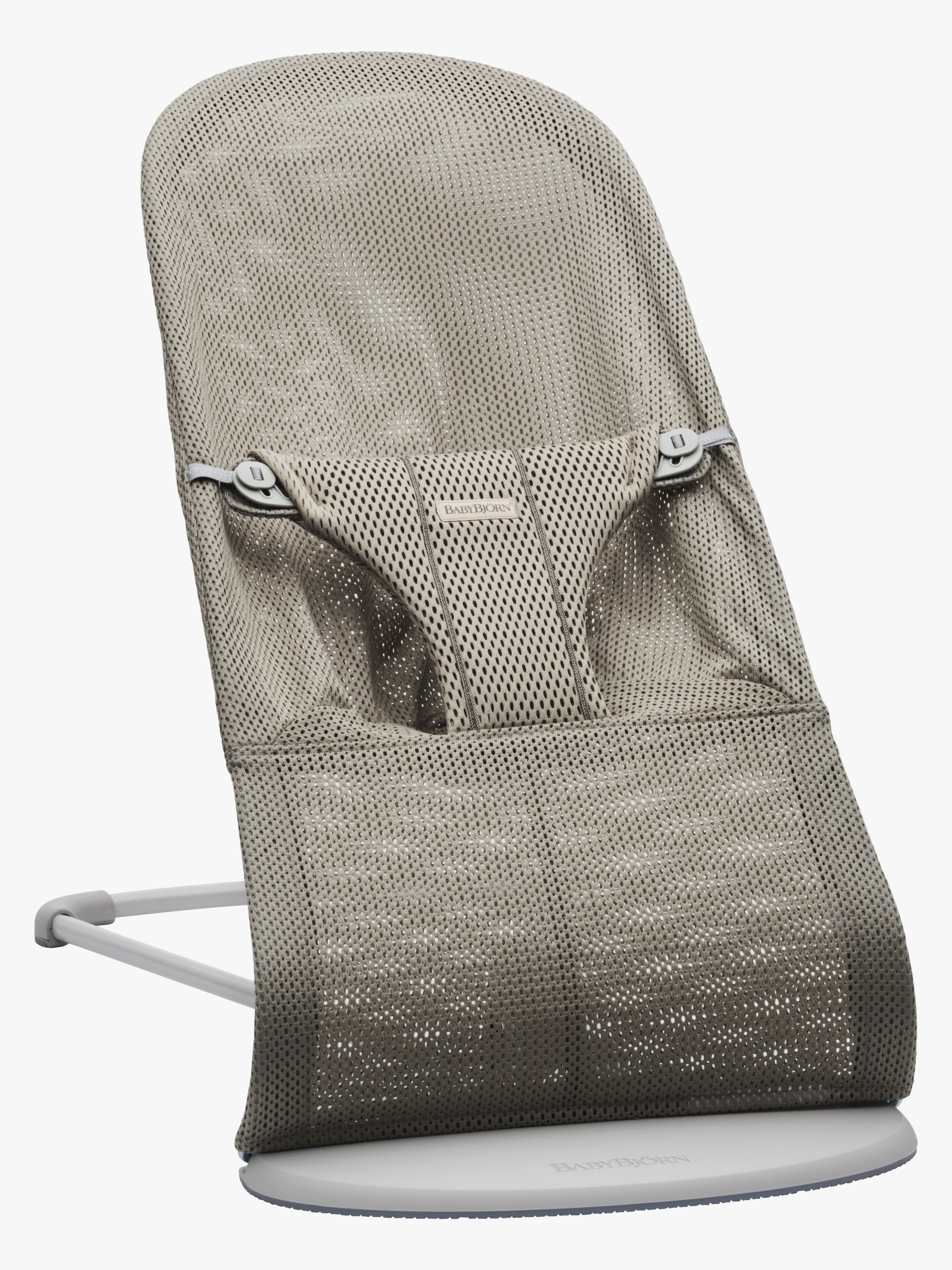 BabyBjörn Bliss Babywippe Mesh, Grau Beige