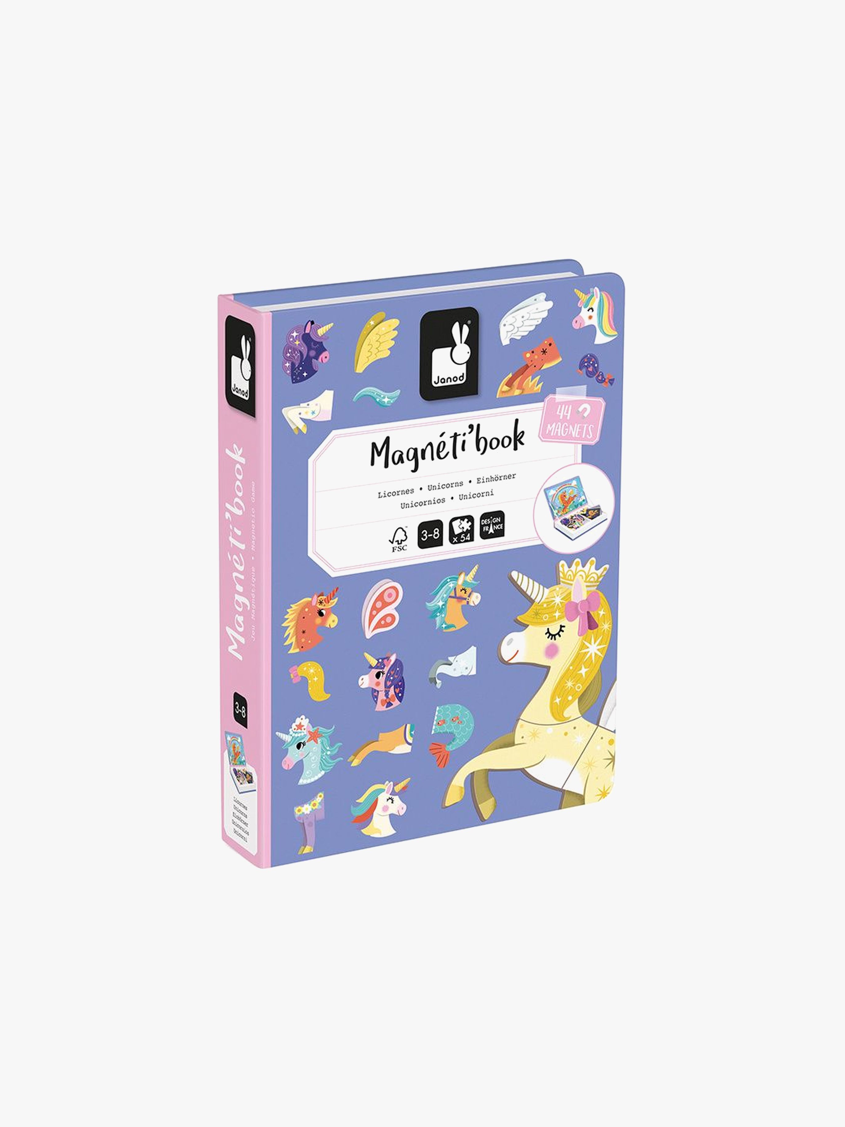 Magneti'Book Einhorn Magnet-Set 44 Teile