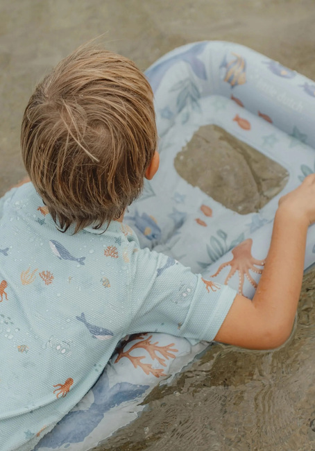 Little Dutch Schwimmmatratze Ocean World, Blue