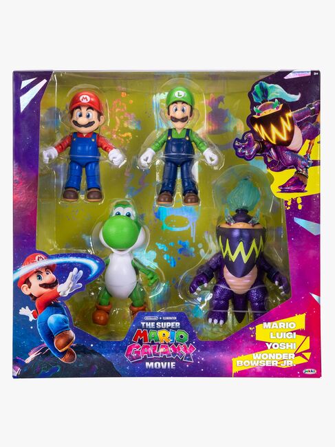 Super Mario Galaxy Movie Figurenset 4er-Pack
