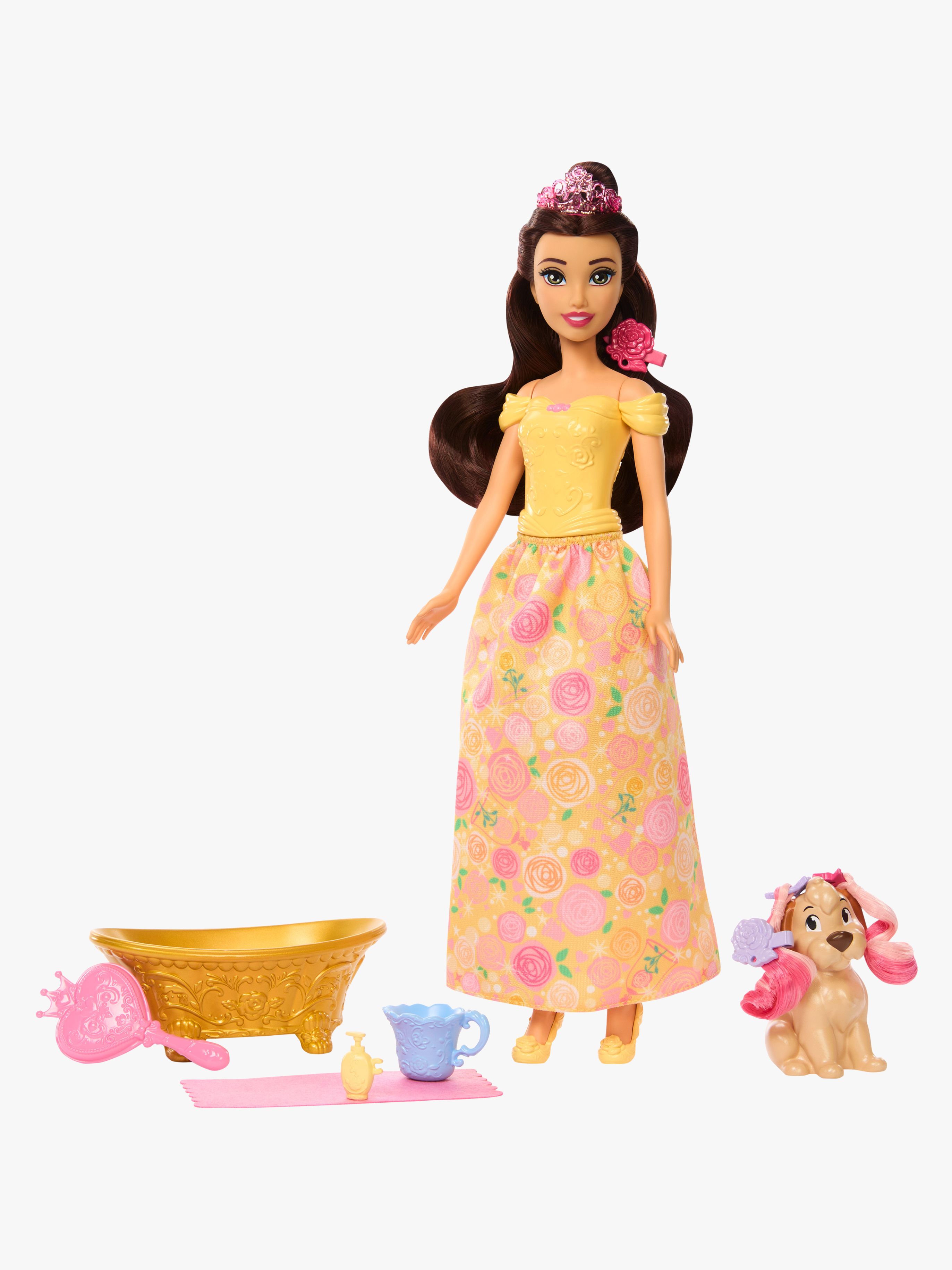 Disney Prinzessinnen Belle Puppe und Hund