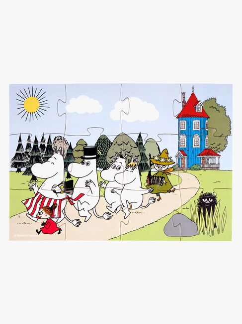 Mumin 4 Holzpuzzles 4x12 Teile