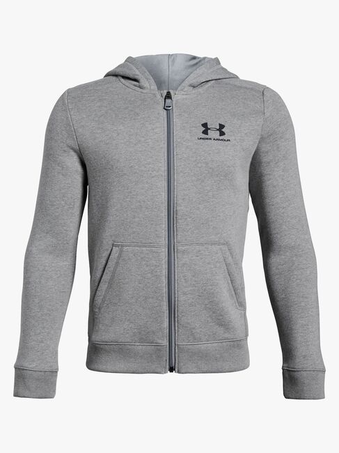 Under Armour EU Cotton Fleece Full Zip, Steel