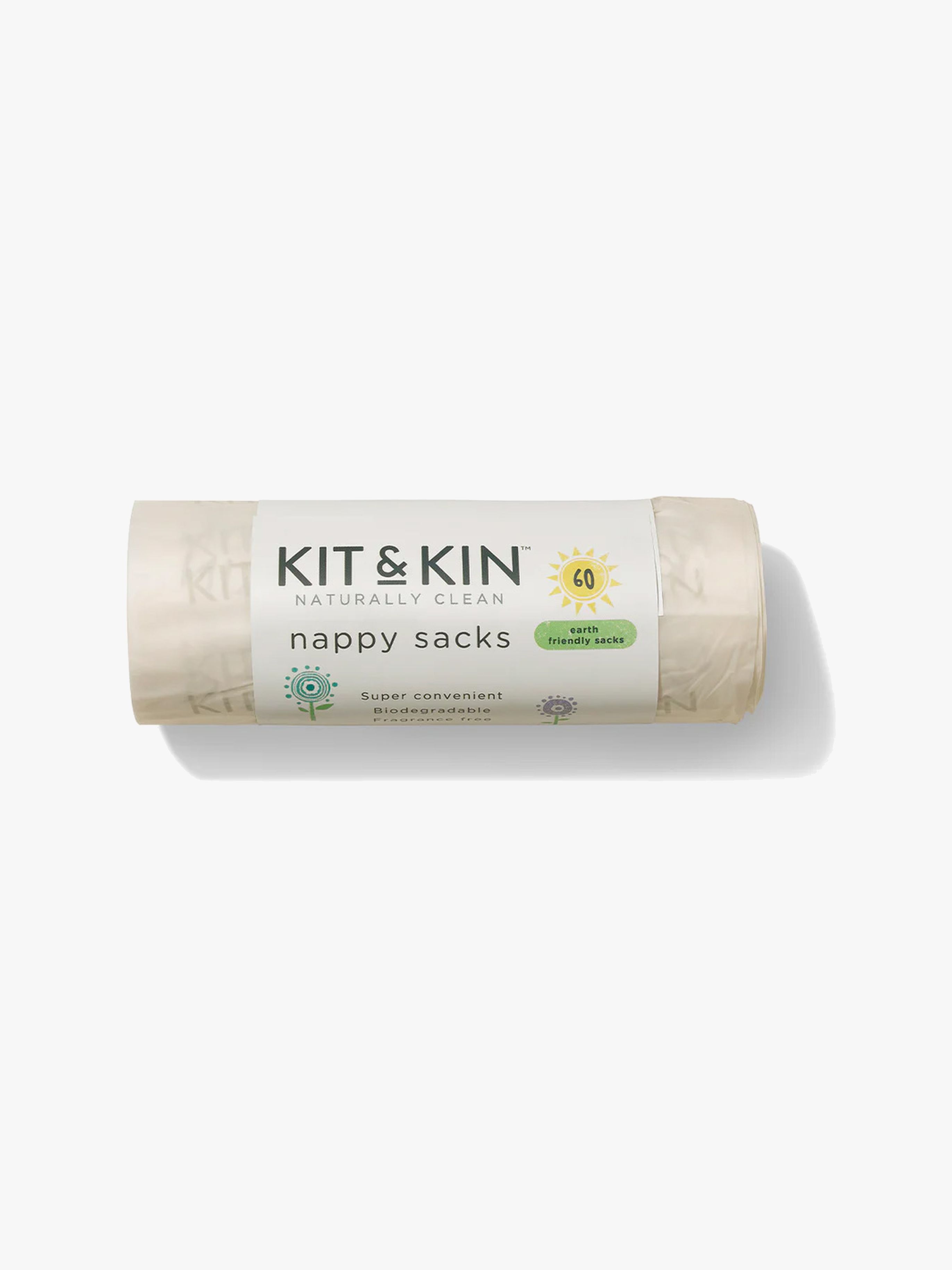 Biologisch abbaubare Windelbeutel 60er-Pack