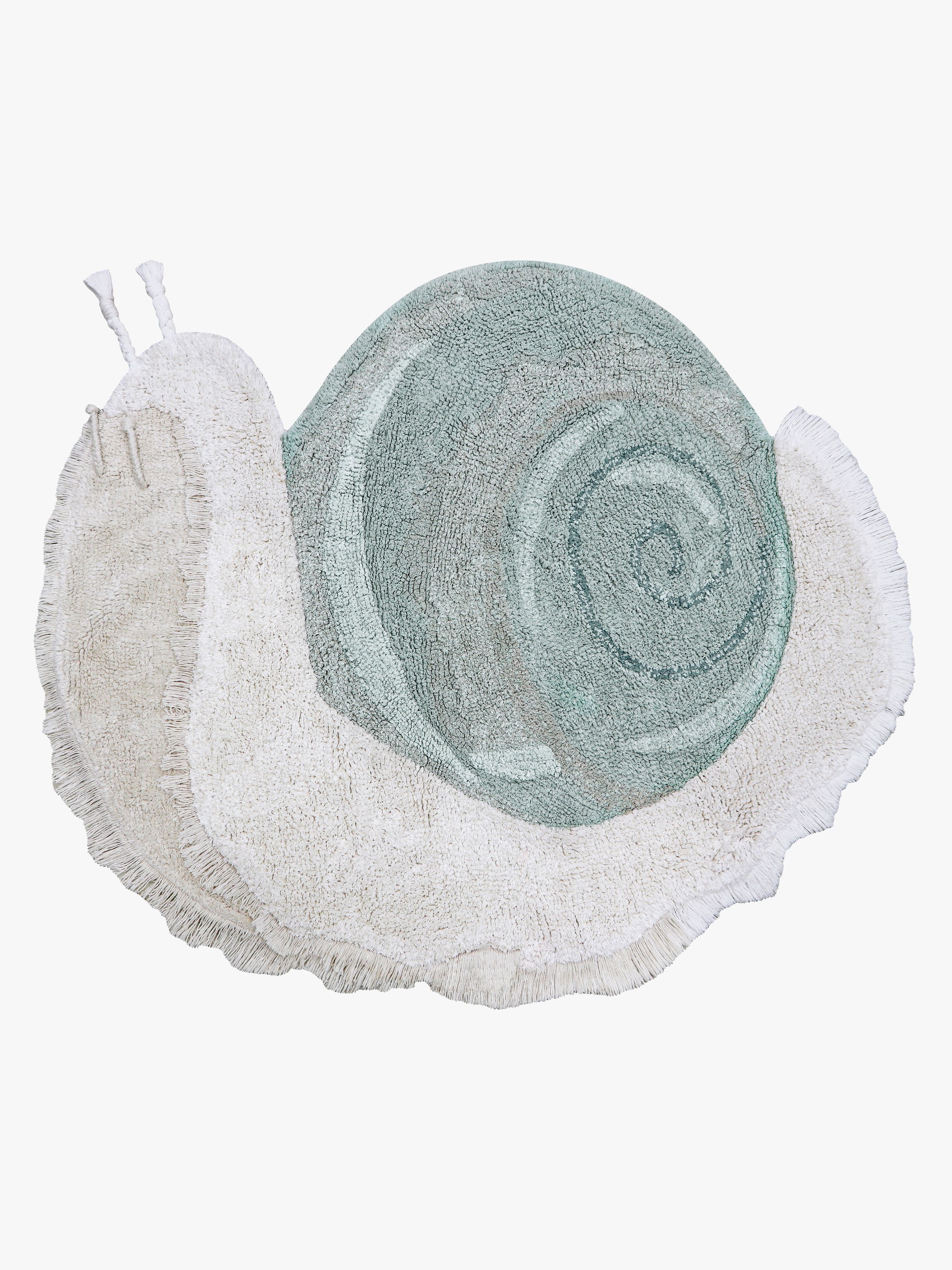 Lorena Canals Waschbarer Tierteppich 100x120 cm, Schnecke