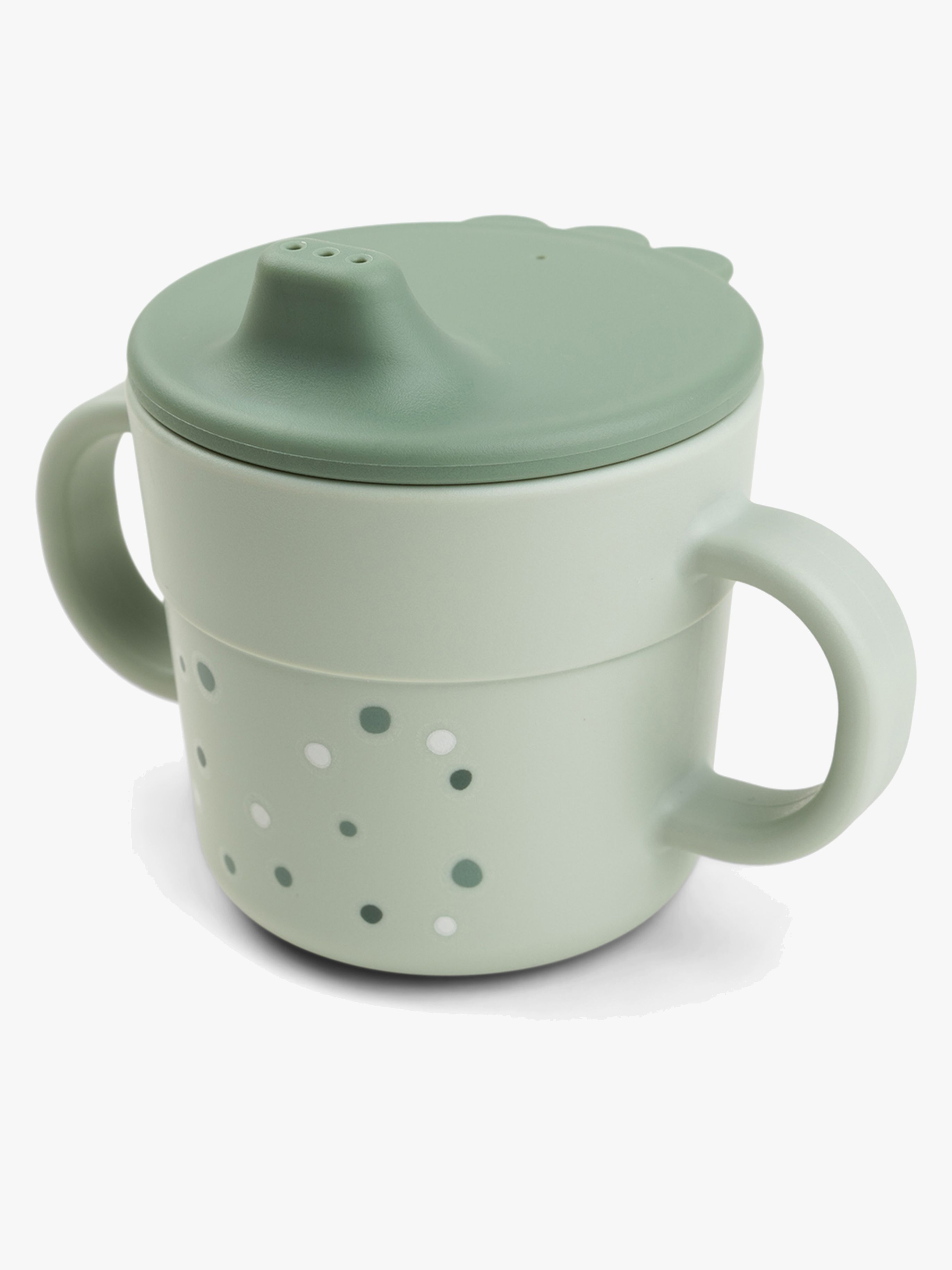 Done By Deer Foodie Schnabeltasse Happy Dots, Green