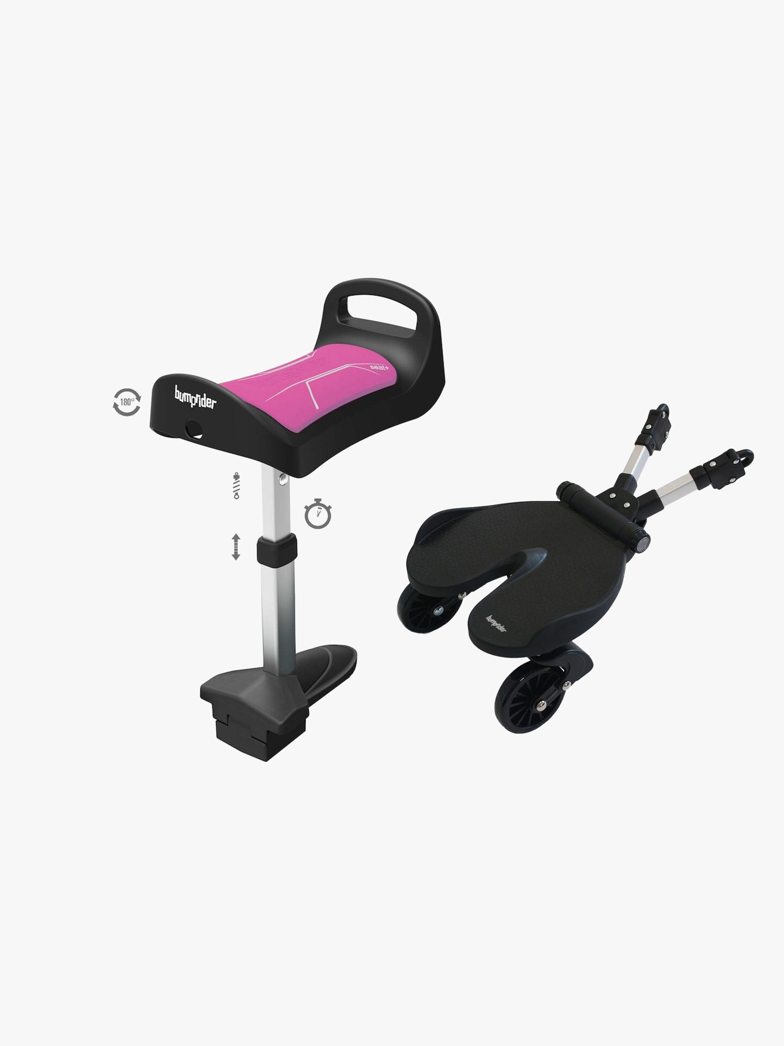 Bumprider Mitfahrbrett inkl. Seat+, Rosa