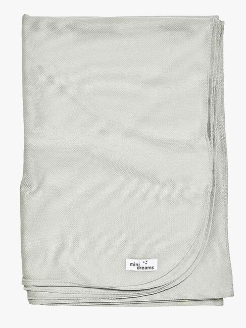 Mini Dreams UV-Schutz-Decke Mesh, Hellgrau