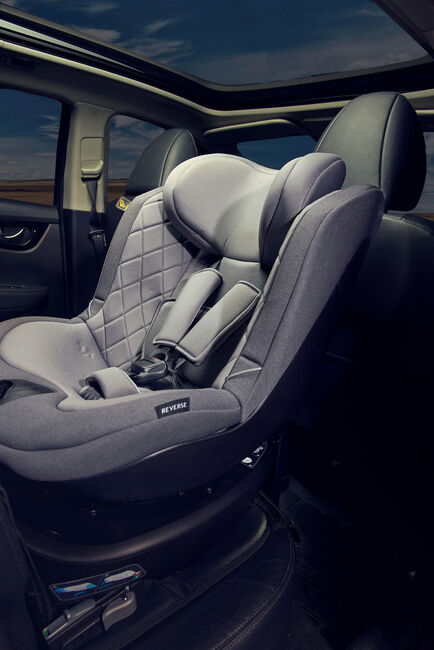 Beemoo Reverse i-Size Rückwärtsgerichteter Kindersitz, Mineral Grey