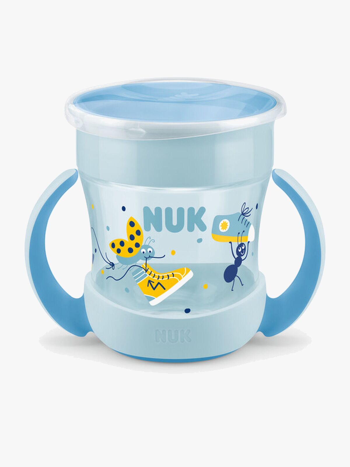NUK Evolution Mini Magic Becher, Blau