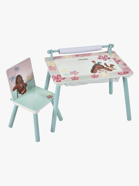 Disney Vaiana Schreibtisch mit Stuhl, Blau