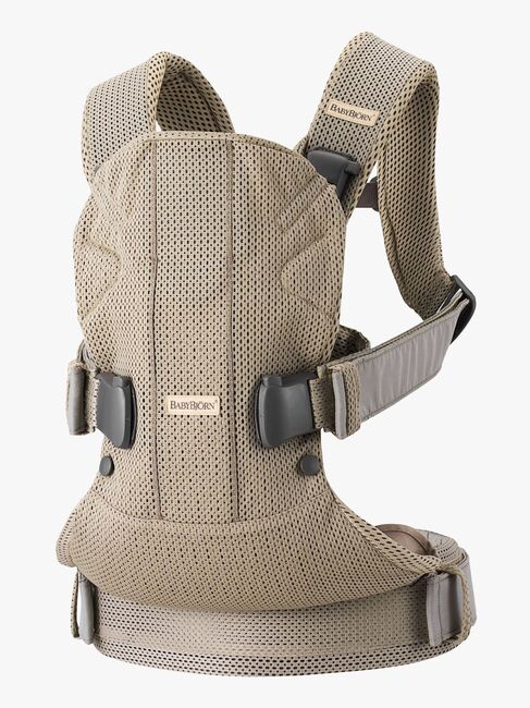 BabyBjörn One Air Babytrage 3D Mesh, Grey Beige