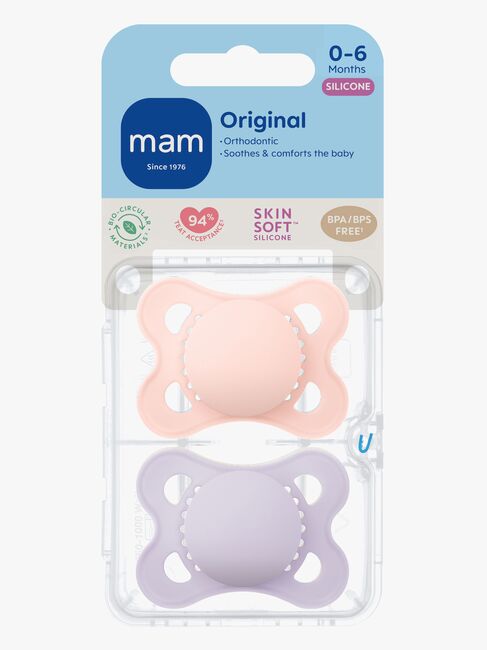MAM Orginal Schnuller 0-6m, Rosa