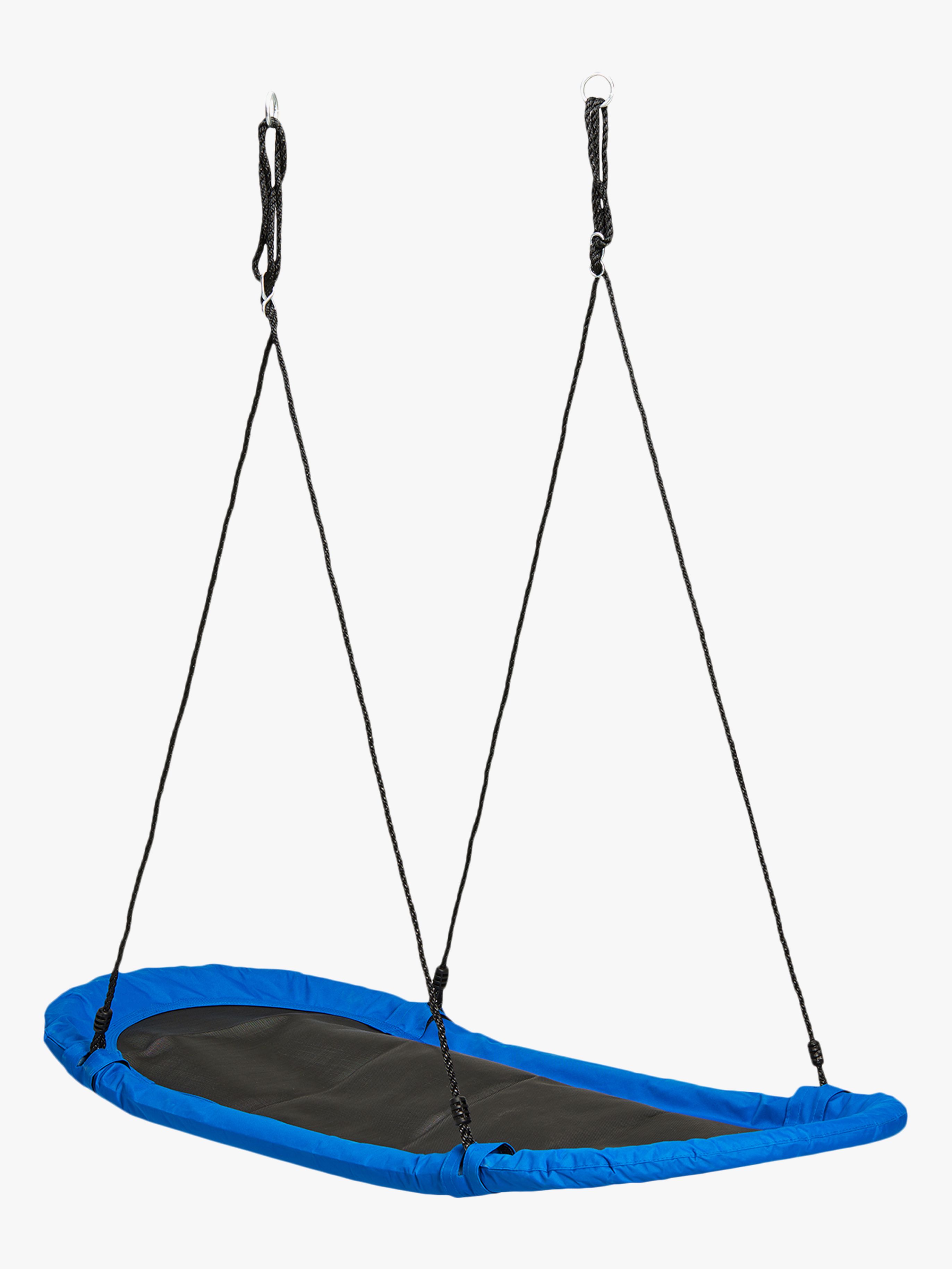 Ovale Schaukel, Blau