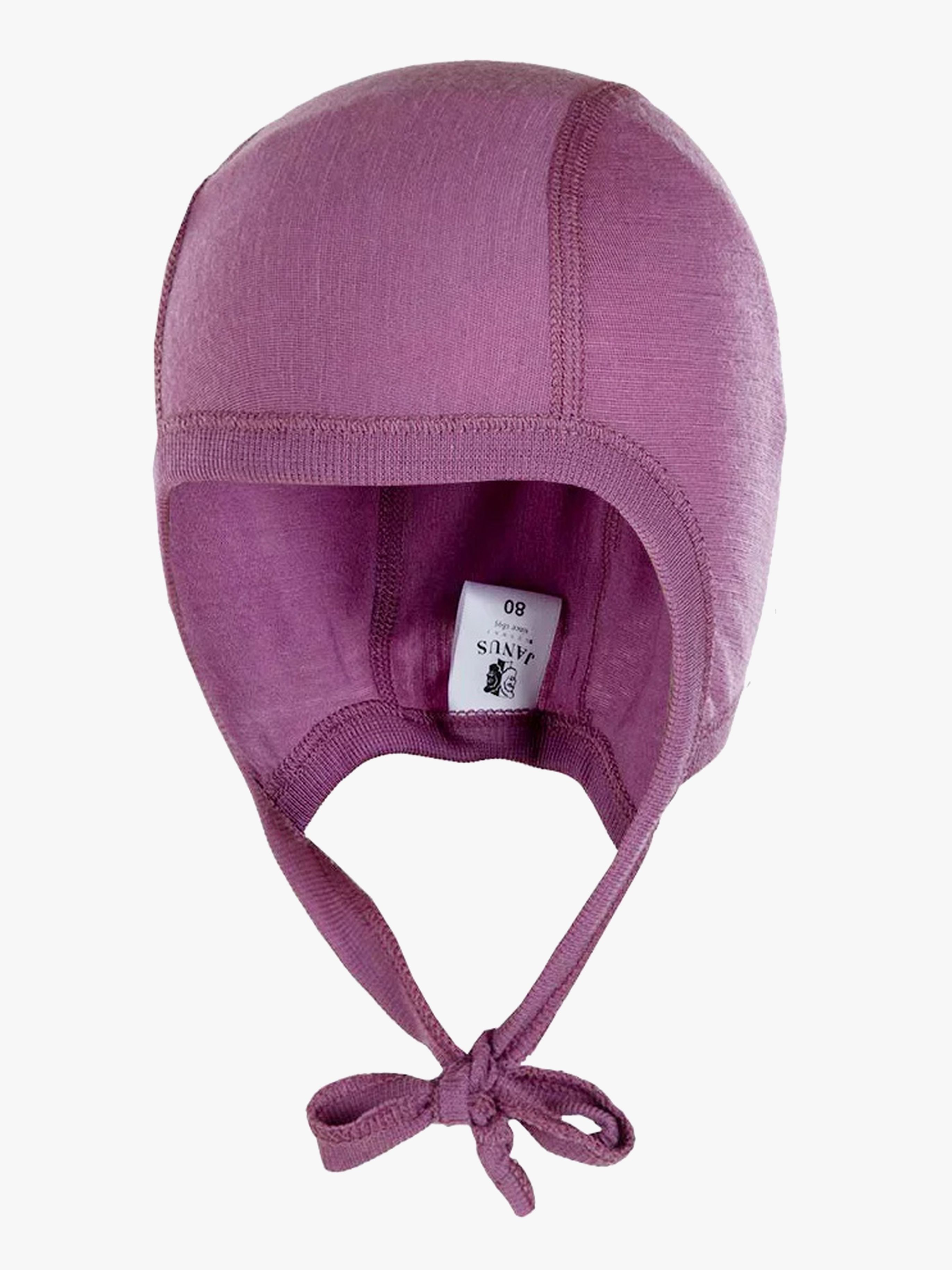 Janus Babymütze Merinowolle, Lila, 60
