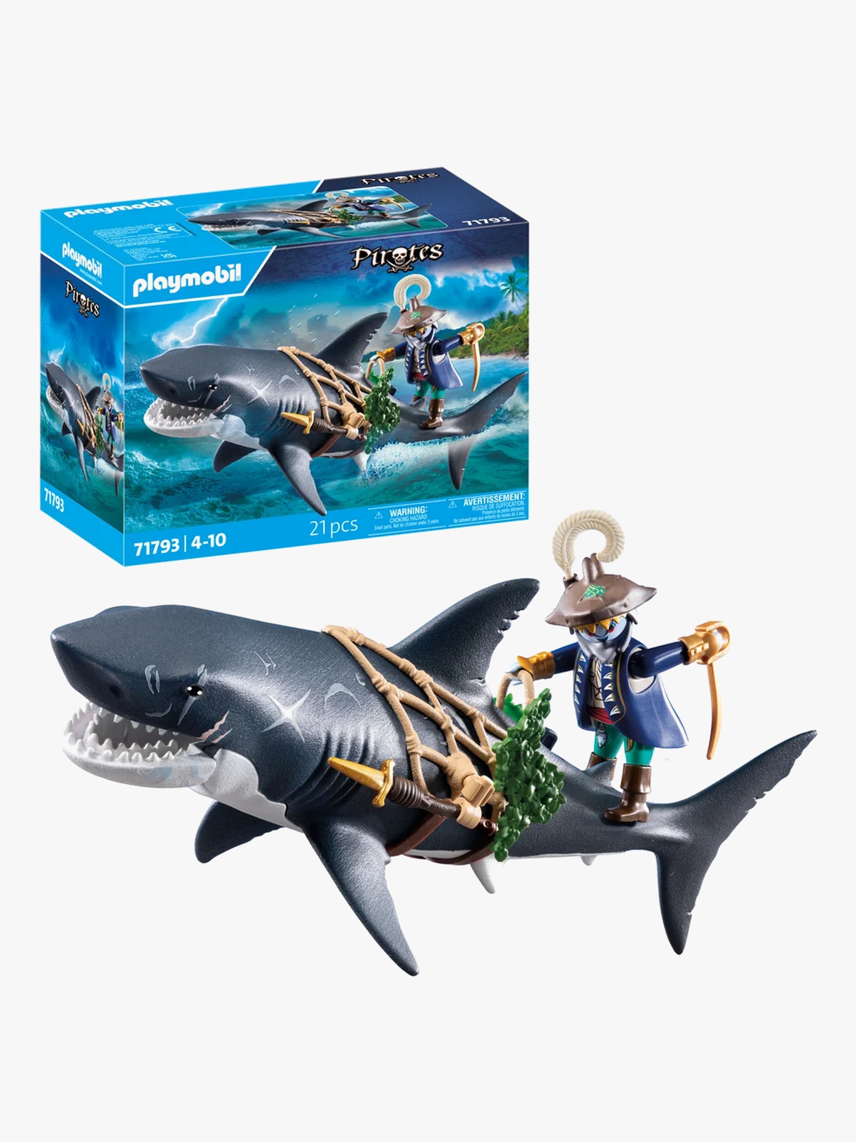 Playmobil Pirates 71793 Riesenhai Mit Pirat