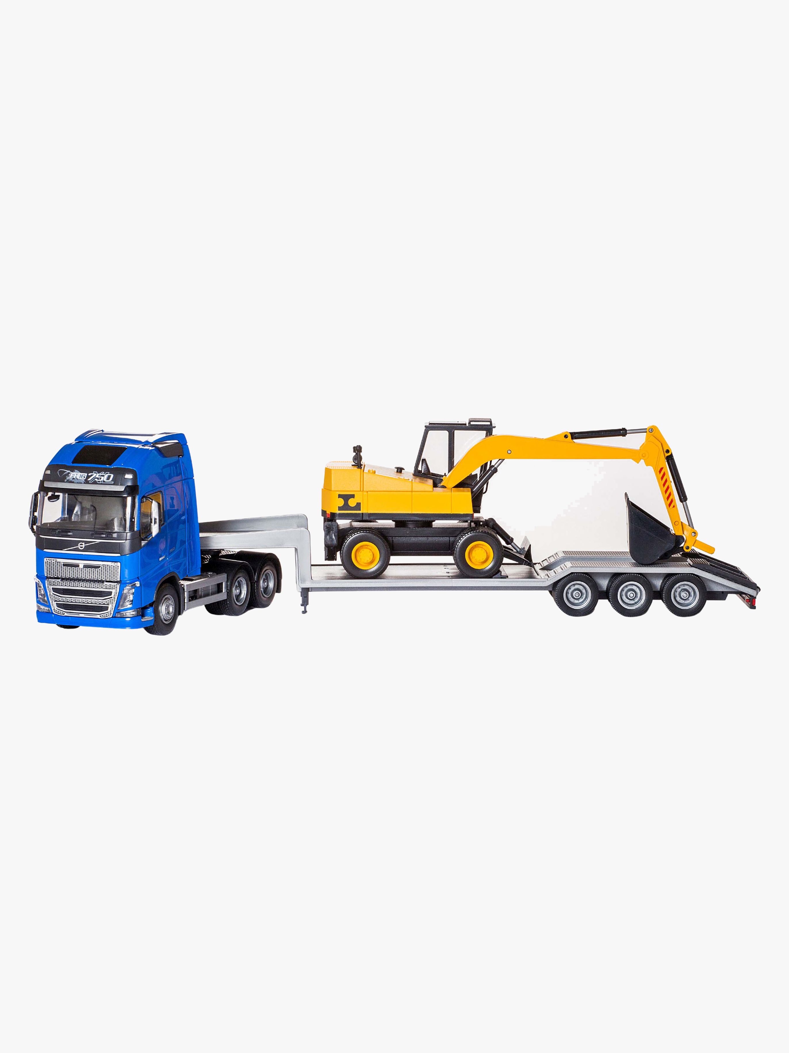 Emek Volvo Tieflader &  Bagger, Blau