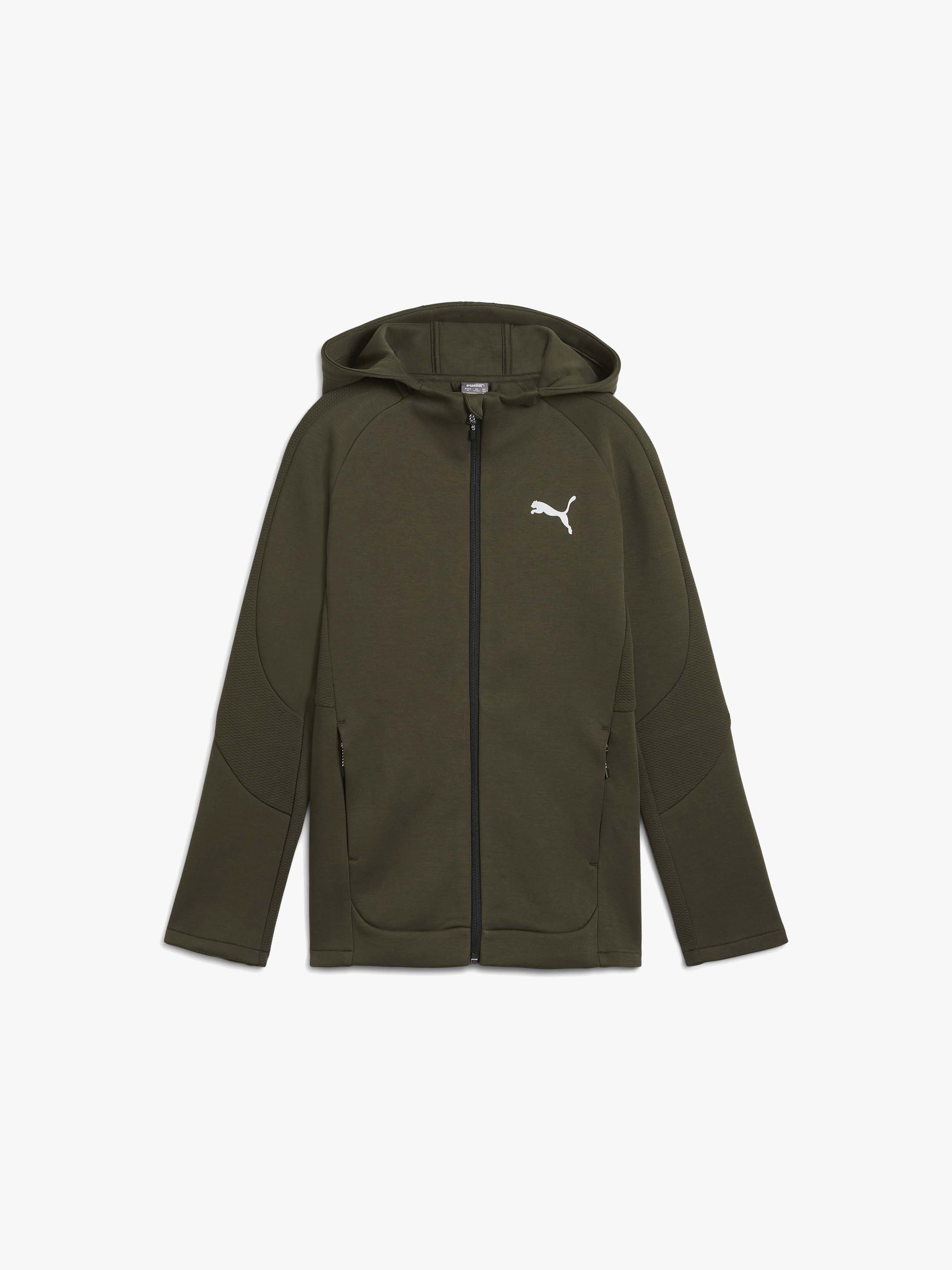 Puma Evostripe Full-Zip Kapuzenjacke, Grün, 176