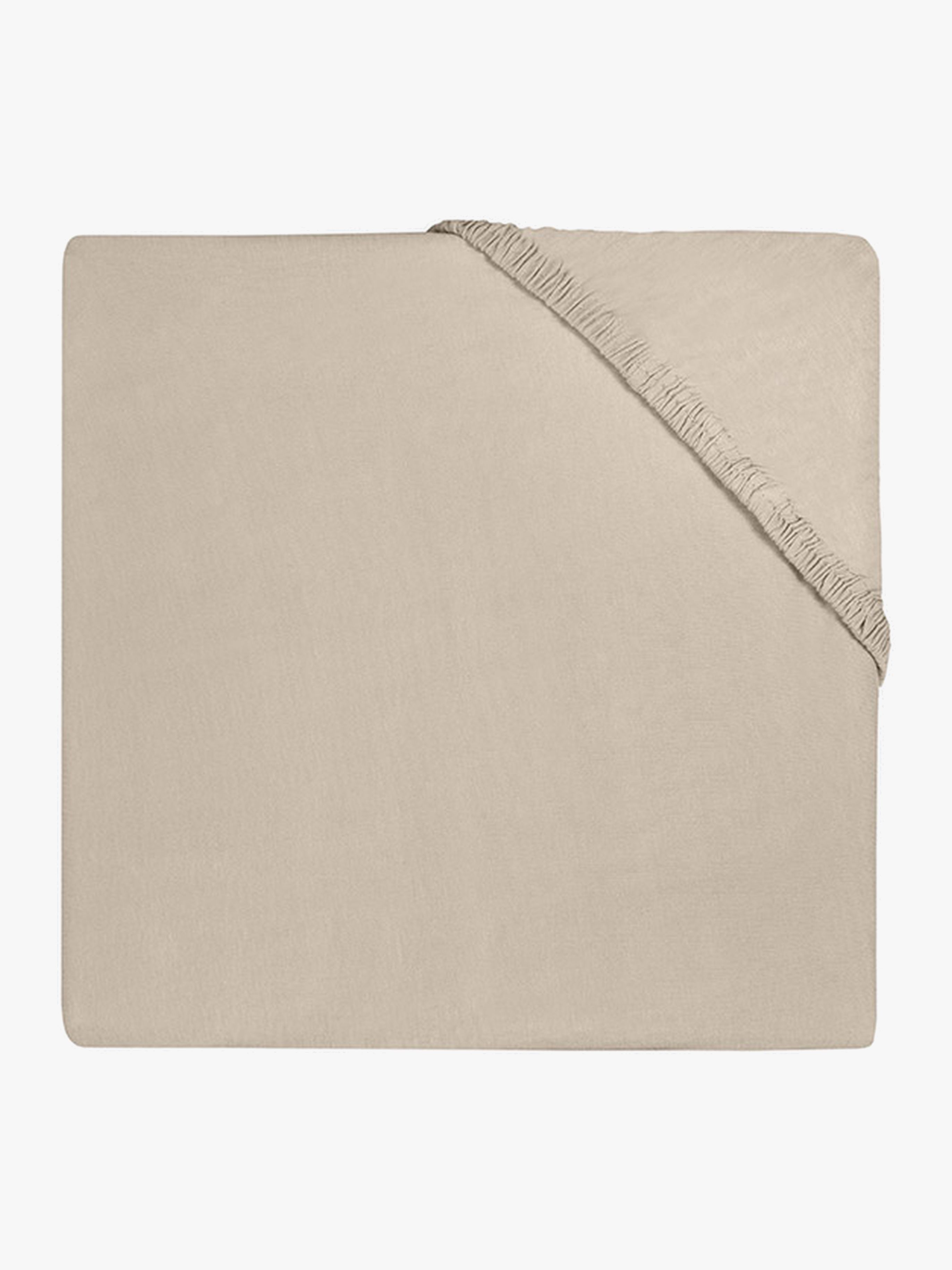Spannbettlaken Baumwolljersey 60x120cm, Nougat