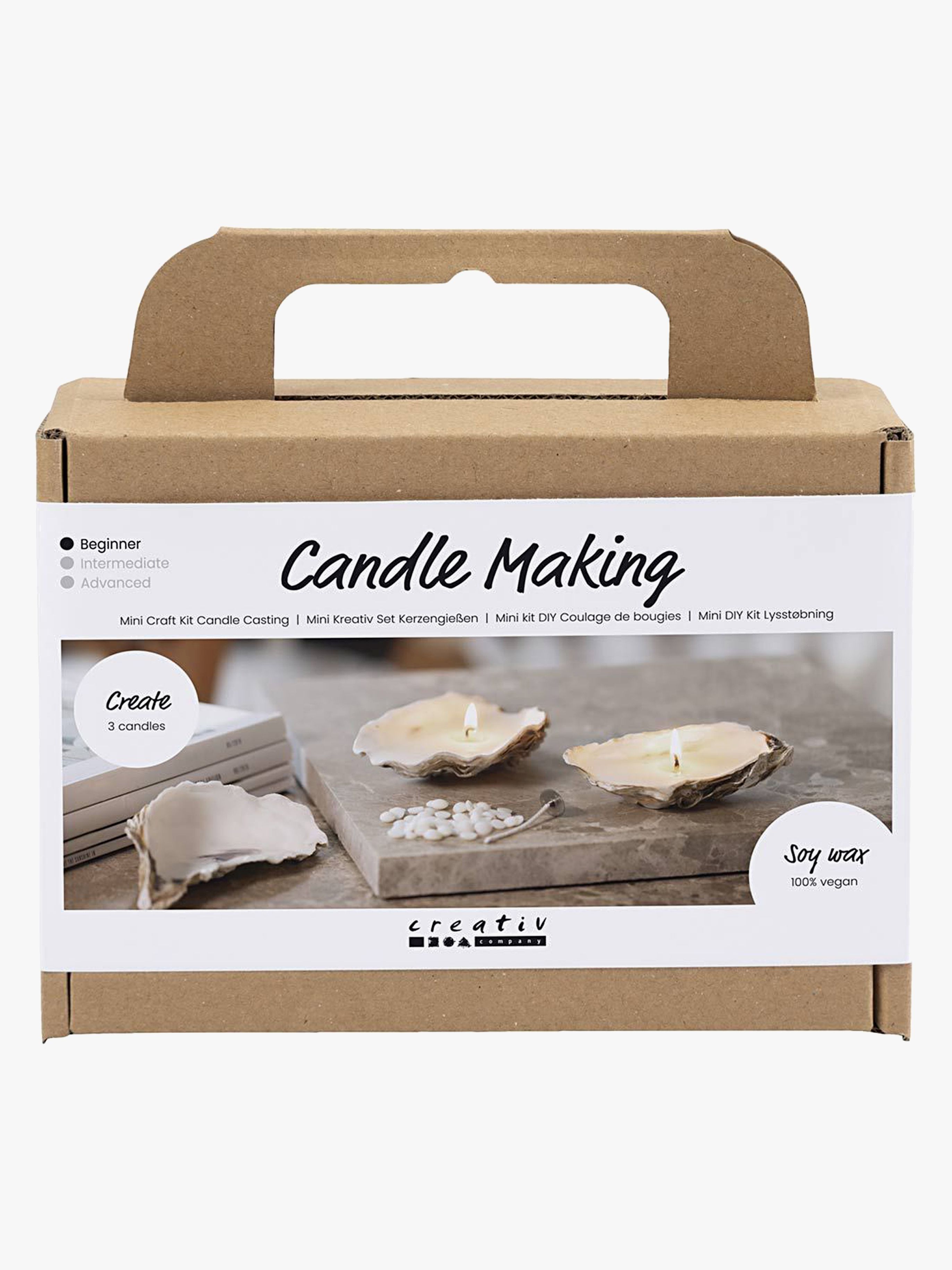Creativ Company Bastelset Sojakerze Austernschale DIY