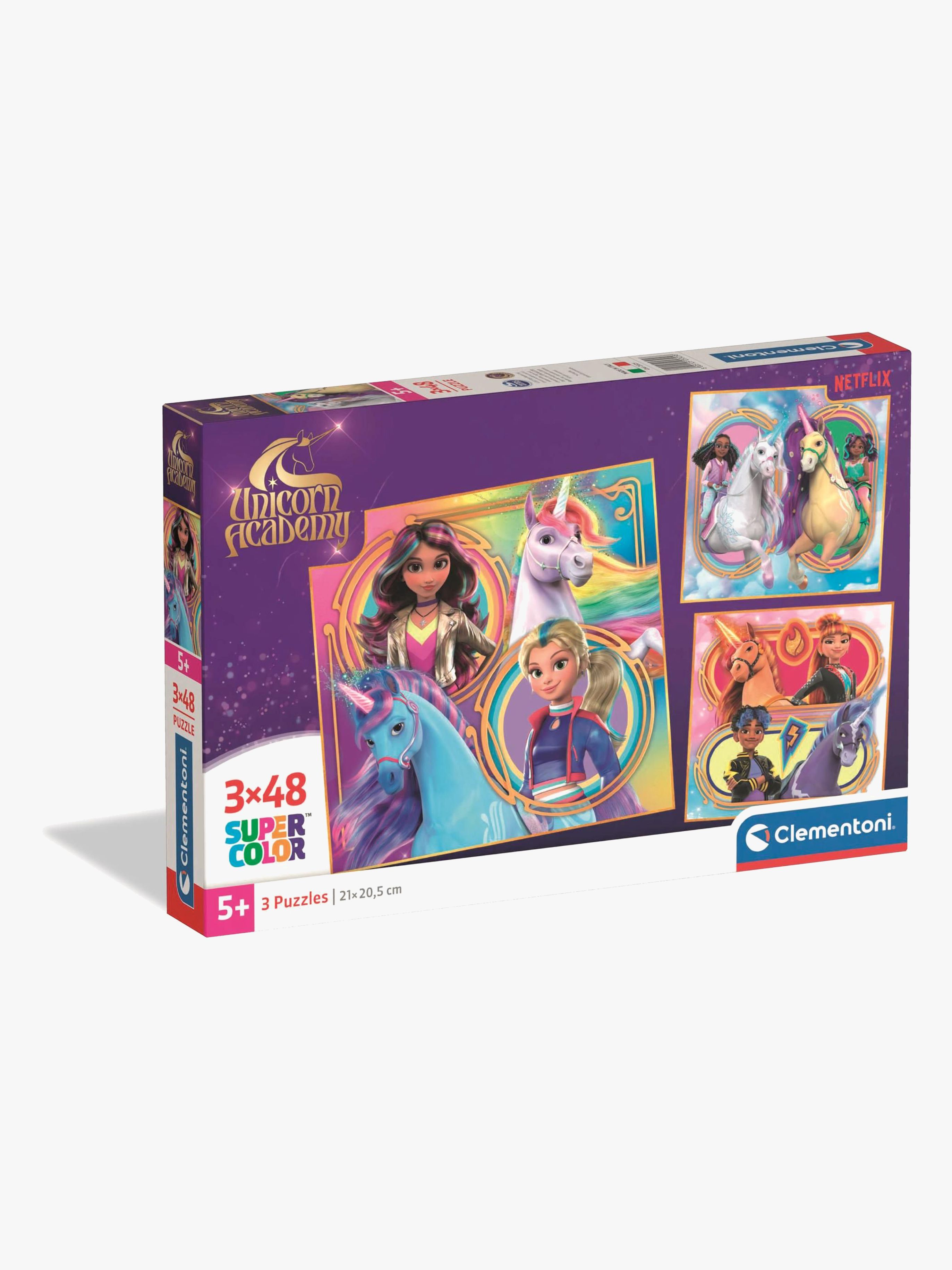 Clementoni Unicorn Academy Puzzle 3x48