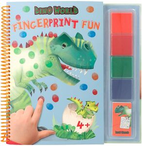 Dino World Fingerprint Fun Malbuch