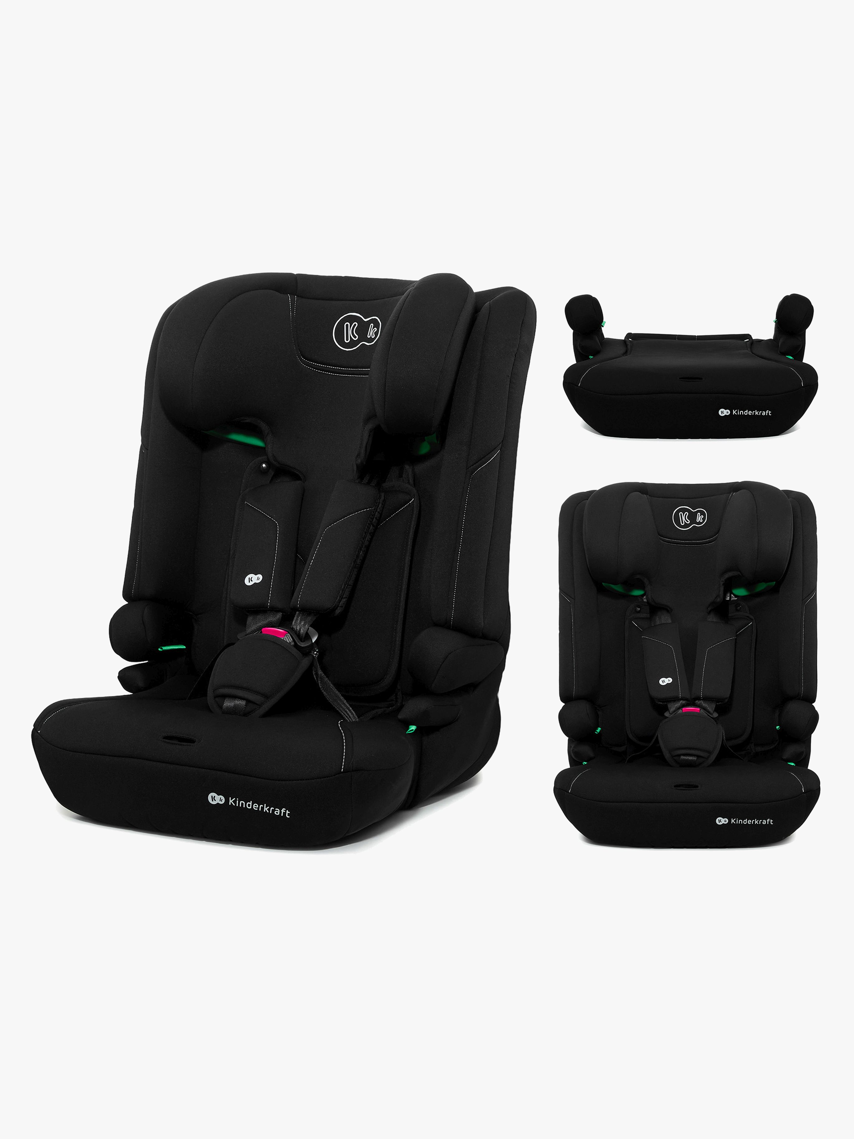 Kinderkraft I-COMFY i-Size Kindersitz, Black