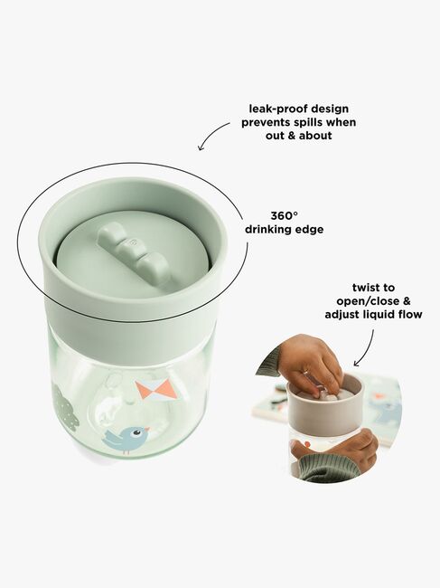 Done By Deer Playground 360° Becher, Green